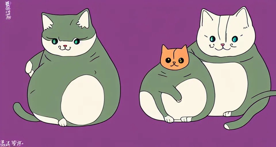 cute anime fat cats Stable Diffusion OpenArt