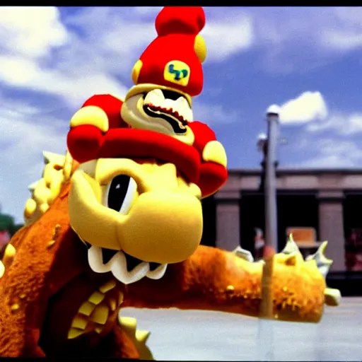 bowser king koopa in a gangster rap music video, 1 9 9 Stable