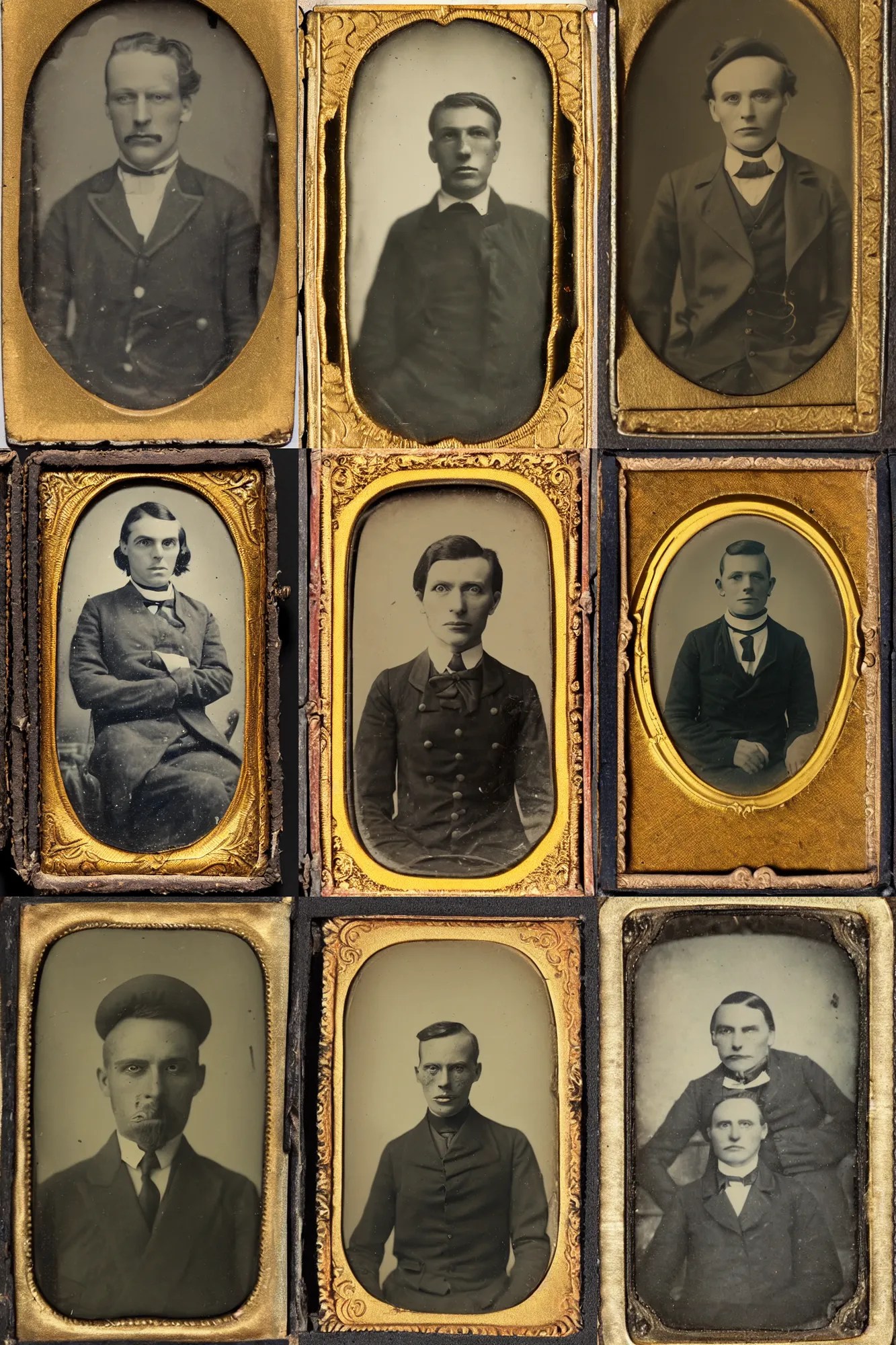 an old tintype portrait of Rrose Sélavy disguised as a Stable