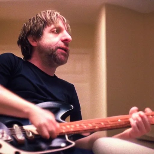 lead guitarist of band phish is in the bathtub making Stable Diffusion