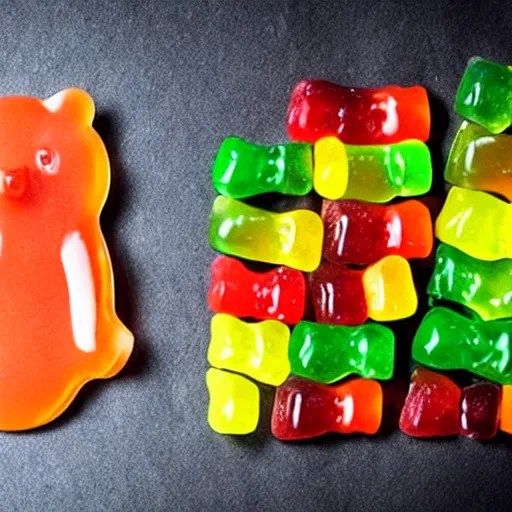 gummy bear made out of skin Stable Diffusion OpenArt