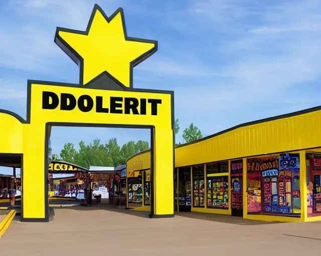 Dollar General themed theme park, in South Dakota Stable Diffusion OpenArt