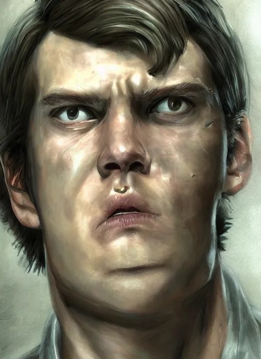 jack baker portrait by stephen grammell [ [ resident Stable Diffusion