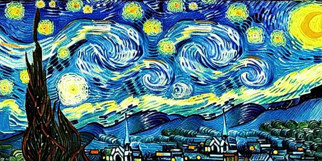 high quality, realistic fantasy painting of a Starry Stable Diffusion