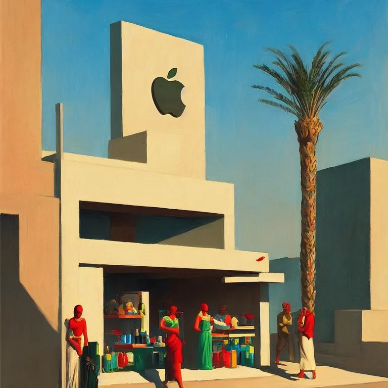 apple store opening in ancient Egypt for the pharaoh, Stable Diffusion OpenArt