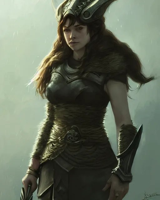 housecarl lydia from skyrim in battle attire, Stable Diffusion OpenArt