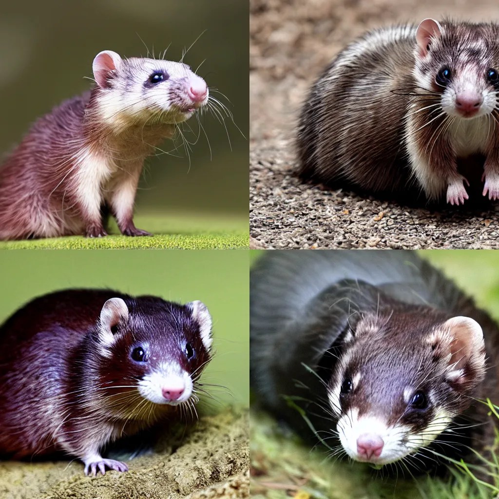 a photograph of a heavily armored ferret Stable Diffusion OpenArt