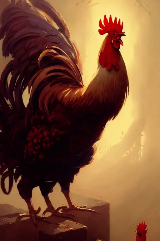 rooster familiar by bayard wu, anna podedworna, gaston Stable