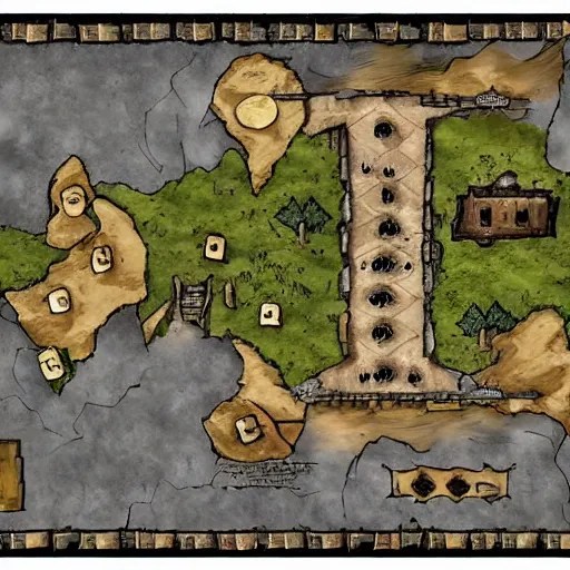 dnd tavern battle map Stable Diffusion