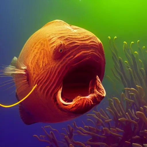 4k photograph of giant anglerfish Stable Diffusion OpenArt