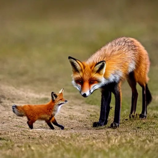 a fox guarding a hen house Stable Diffusion OpenArt