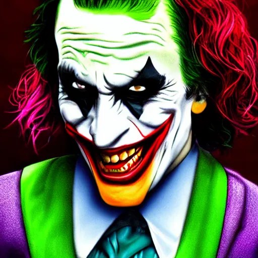 the joker in a tutu, high definition, photorealistic, Stable