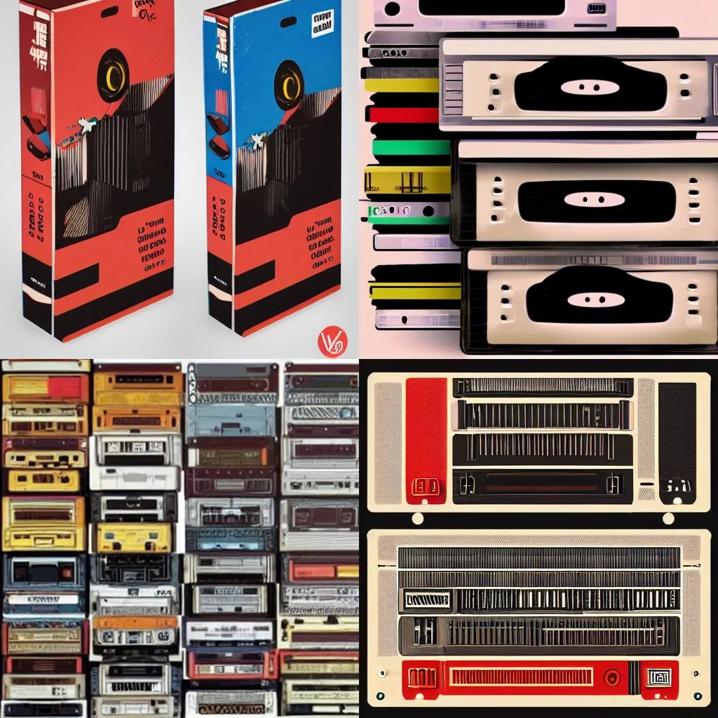 retro vhs tape box designs Stable Diffusion OpenArt