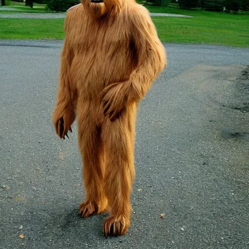 sasquatch costume, craigslist photo Stable Diffusion
