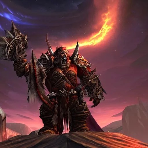 epic world of warcraft orc warrior chief thrall Stable Diffusion OpenArt
