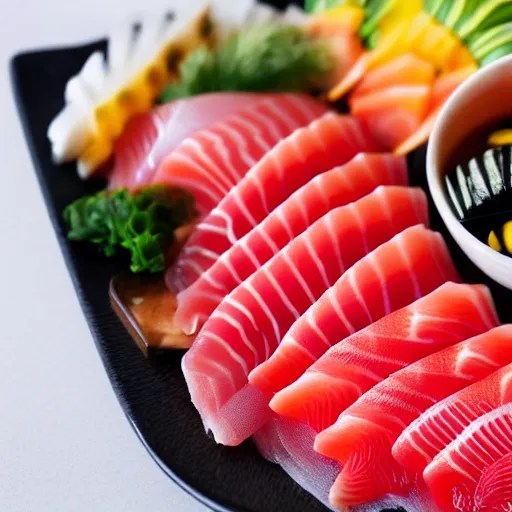 sashimi platter, 4k, high definition, realistic, Stable Diffusion