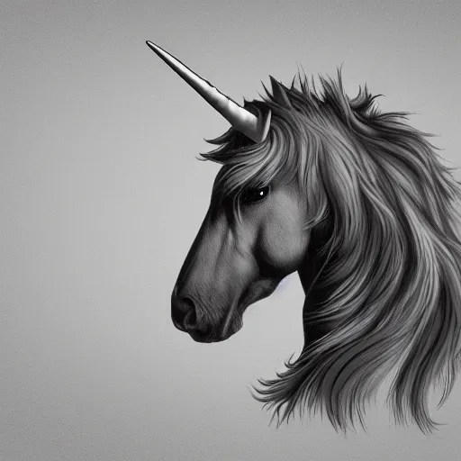 digital illustration of a unstable unicorn with health Stable