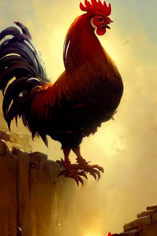 rooster familiar by bayard wu, anna podedworna, gaston Stable