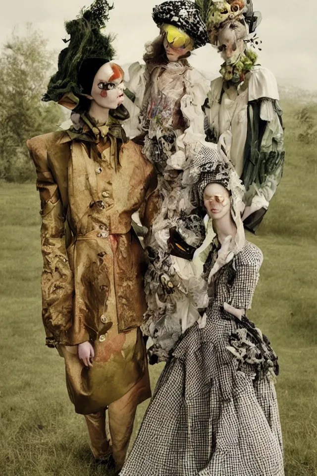 fashion on the style of Tim Walker, highly detailed, Stable Diffusion