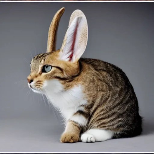 cat and rabbit hybrid Stable Diffusion