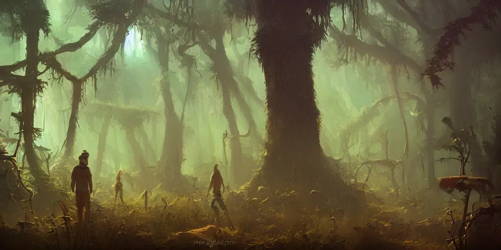 reed people in futuristic spiritual mystical post Stable Diffusion OpenArt