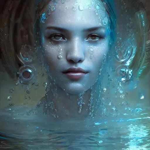 a beautiful portrait of a water goddess with Stable Diffusion OpenArt