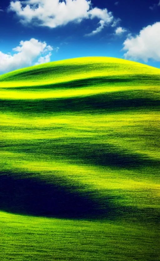 windows xp background, phone screenshot, liminal space Stable Diffusion