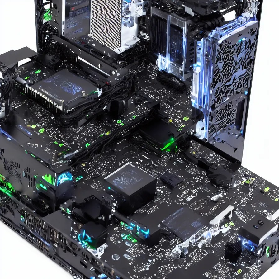 alien pc build, ultra realistic. Stable Diffusion OpenArt