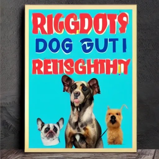 dogs have rights poster Stable Diffusion OpenArt