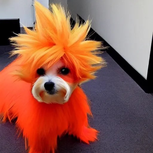 a maltese dog dressed like goku Stable Diffusion OpenArt