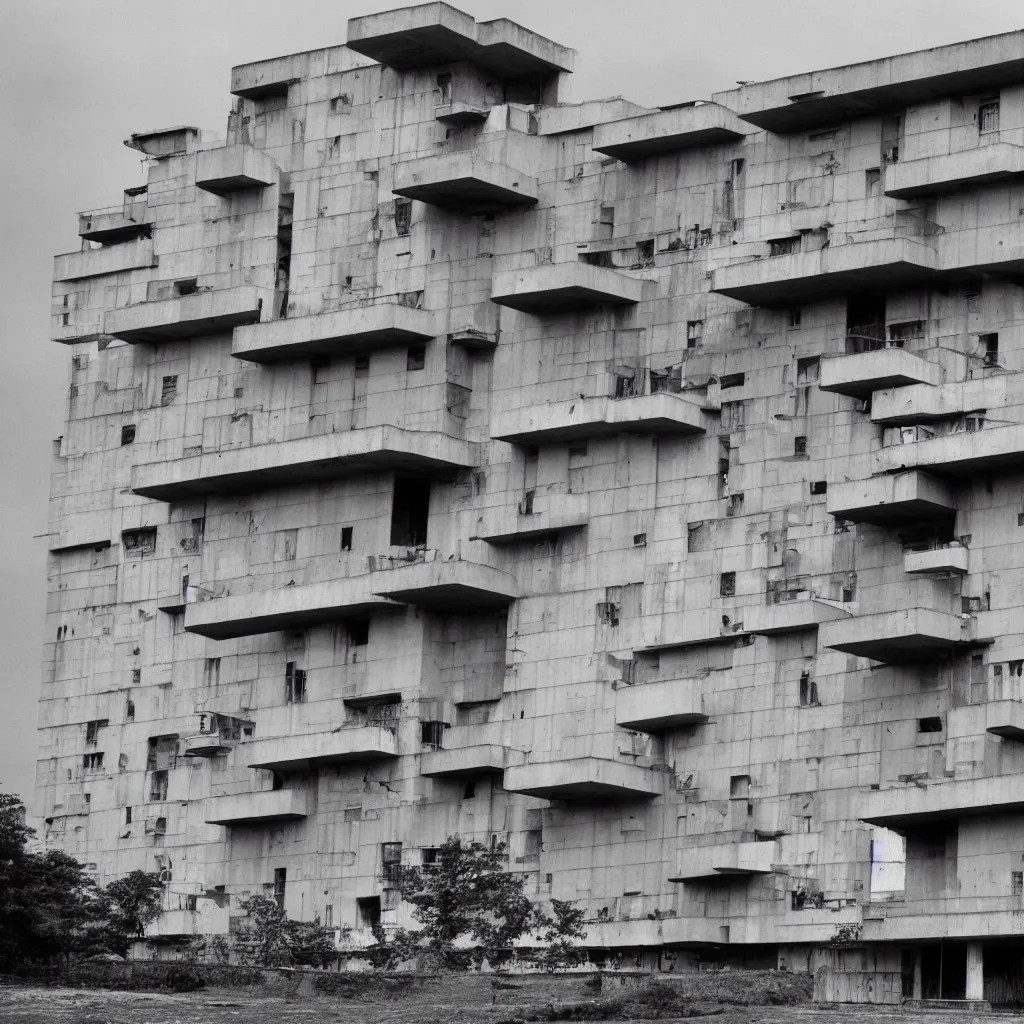 the most ugly building by le corbusier Stable Diffusion