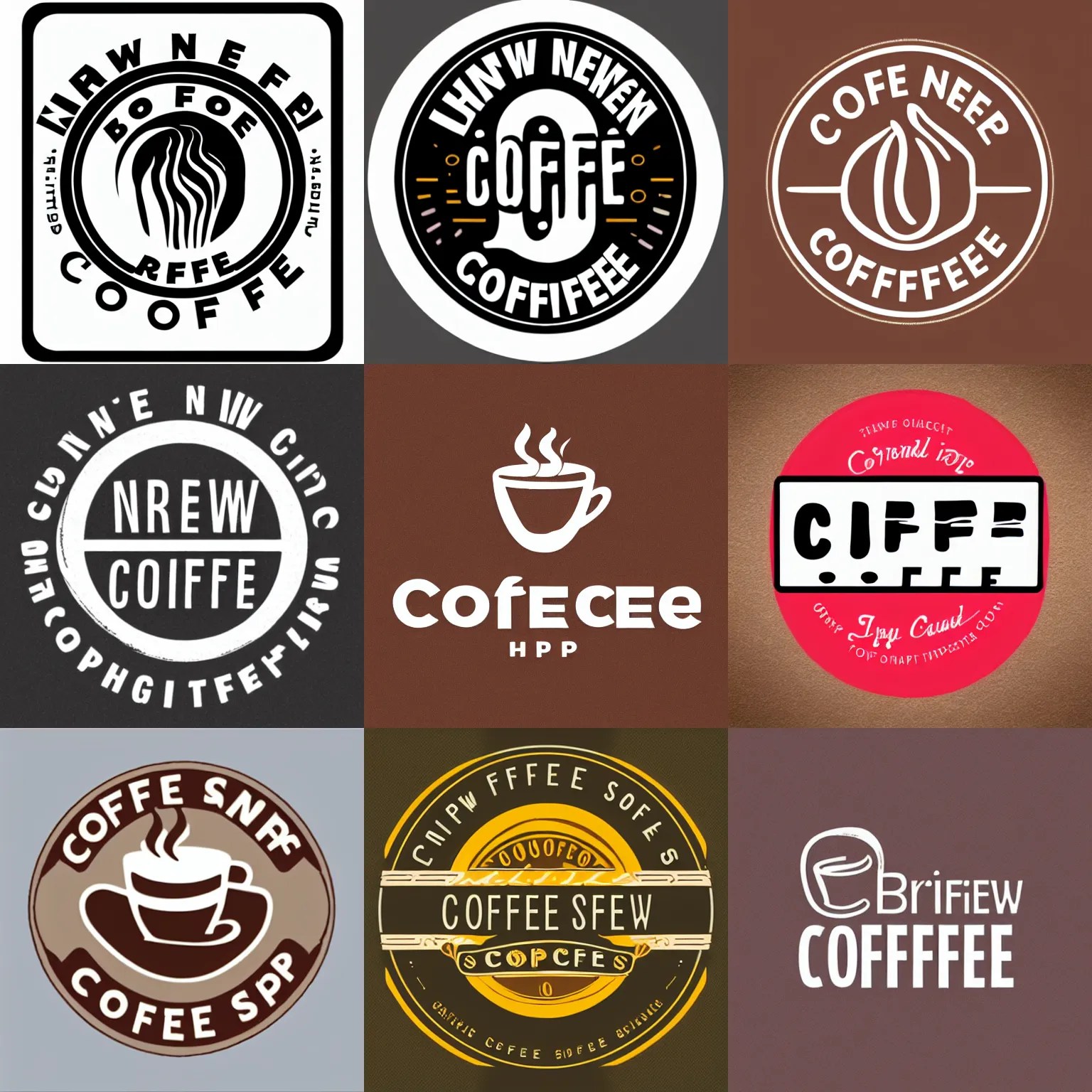 A brand new Coffee shop Logo Stable Diffusion OpenArt