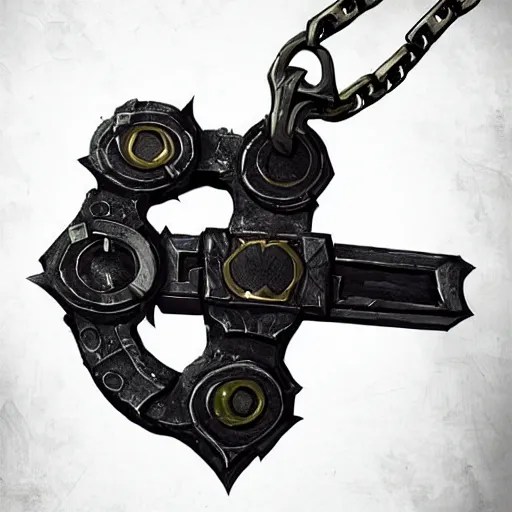 black chain weapon, war chain, heavy chain, Stable Diffusion OpenArt