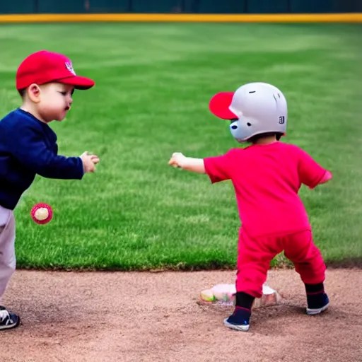 Babies playing baseball Stable Diffusion OpenArt
