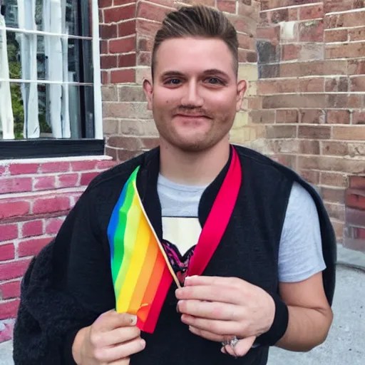 a gay and proud brick starting a revolution Stable Diffusion OpenArt