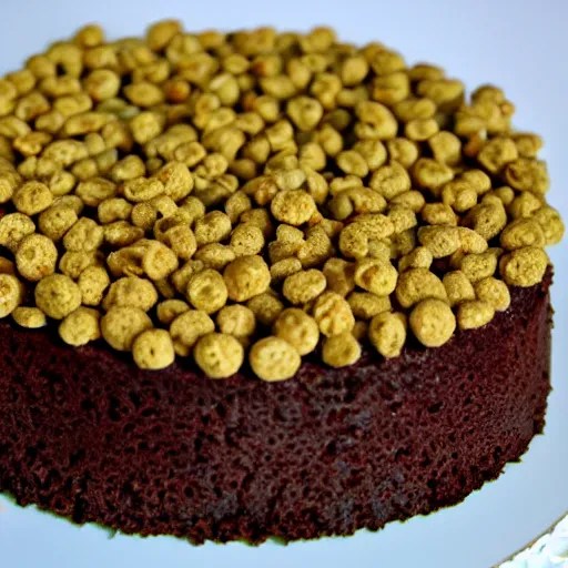 marijuana peanut cereal fudge cake Stable Diffusion
