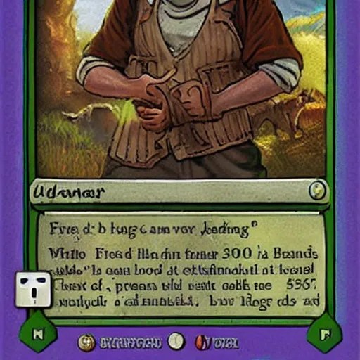 ''Fred The Farmer'' Magic The Gathering Card Stable Diffusion OpenArt