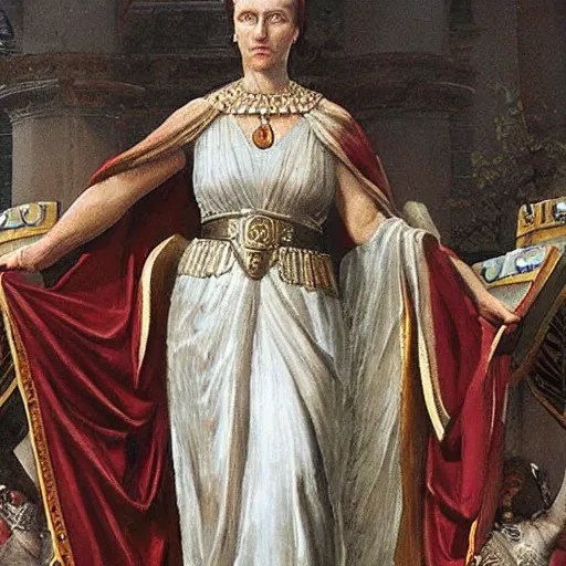 roman empress, roman empire queen, matriarchy nation Stable Diffusion