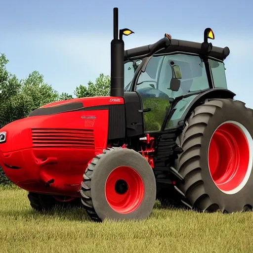 a tractor with a missile strapped to the top Stable Diffusion OpenArt