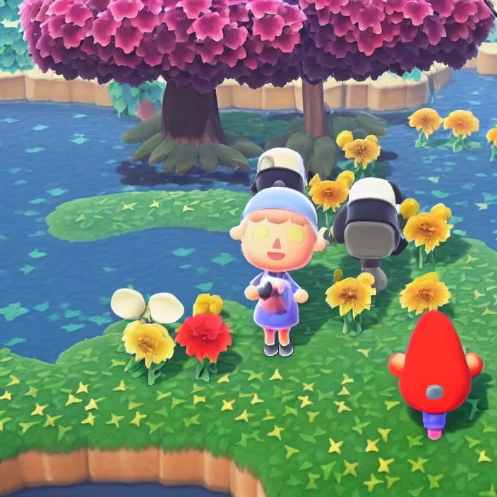 wisp from animal crossing new horizons in real life, Stable Diffusion