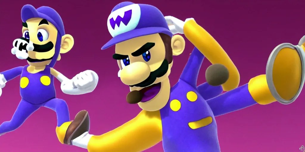 Waluigi in Super Smash Bros. Ultimate Stable Diffusion OpenArt