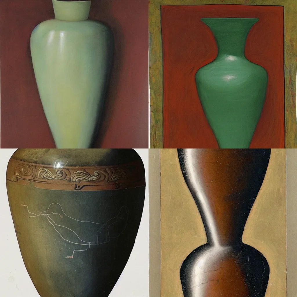 painting of an ancient vase in seducing shape Stable Diffusion OpenArt