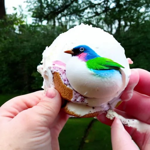 a bird ice cream Stable Diffusion OpenArt