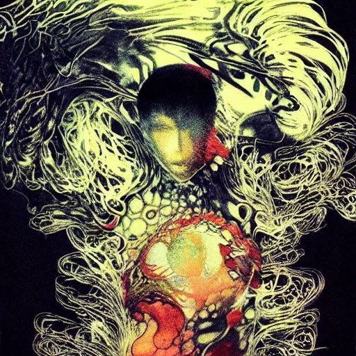 a simple centered portrait of a non human predatory Stable