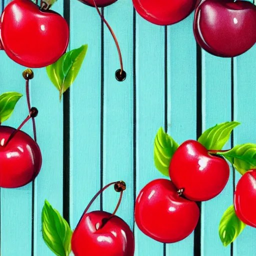 airbrush boardwalk style cherries Stable Diffusion OpenArt