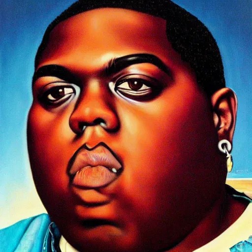 a portrait of biggie smalls by matin klarwein Stable Diffusion OpenArt