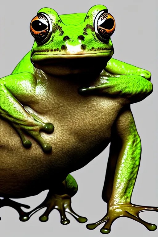 frog man hybrid, photorealistic, highly detailed, Stable Diffusion