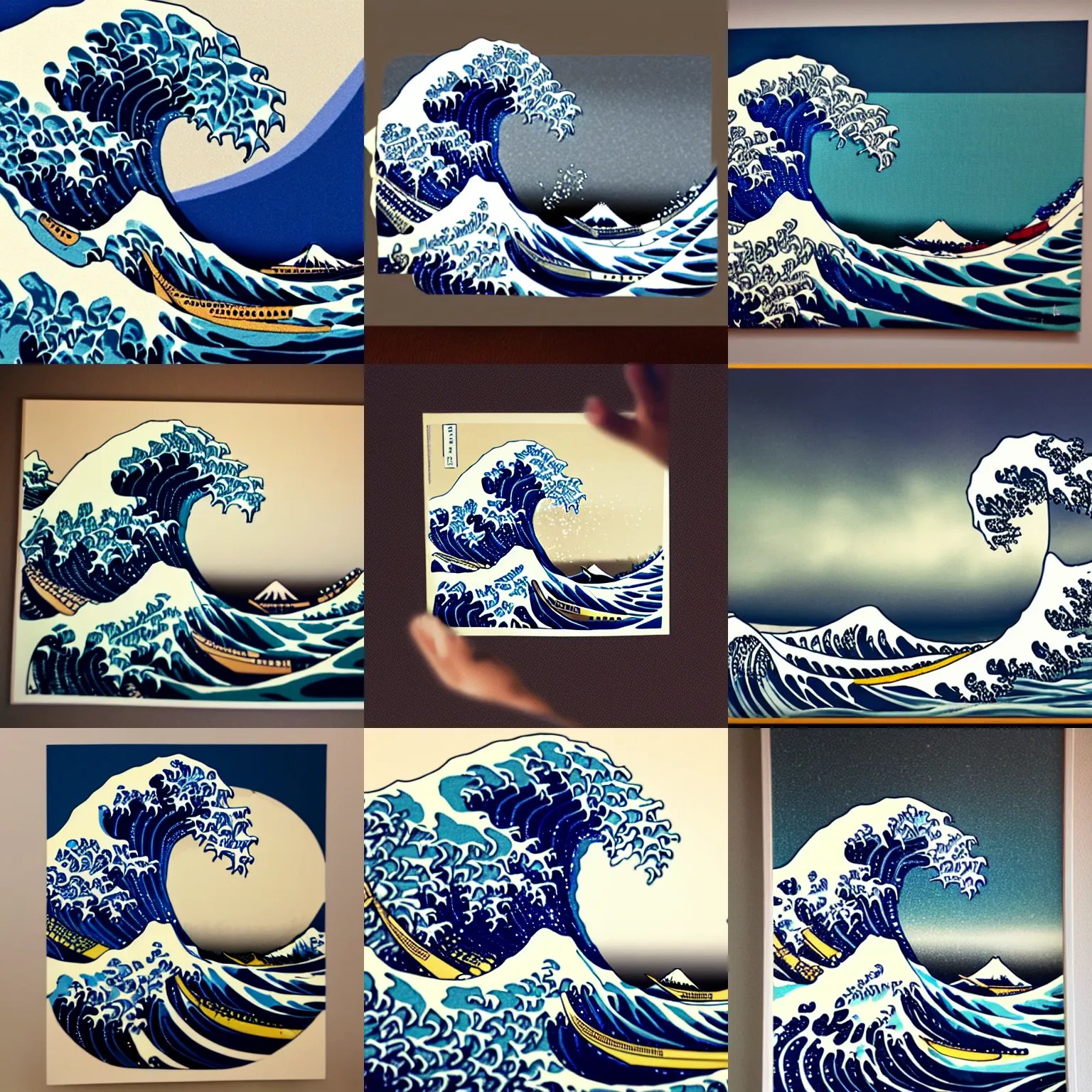 the great wave 🌊 high five the mountain Stable Diffusion OpenArt