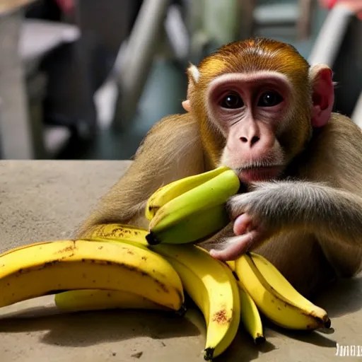 An art piece of a monkey made out of bananas Stable Diffusion OpenArt