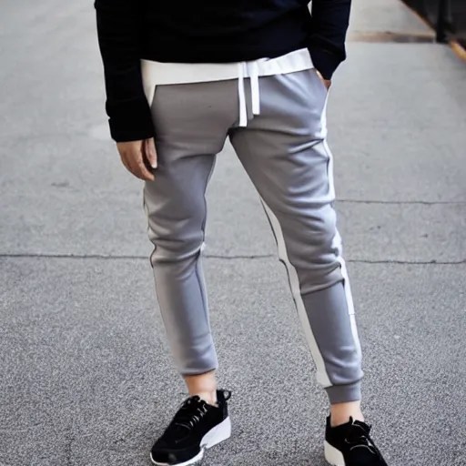 joggers that go well with an off white shirt Stable Diffusion OpenArt